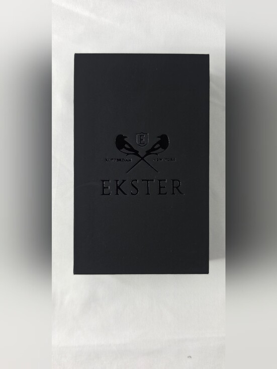 Ekster Other - Ekster Parliament Leather Wallet RFID Blocking Smart Card Holder Navy Blue New
